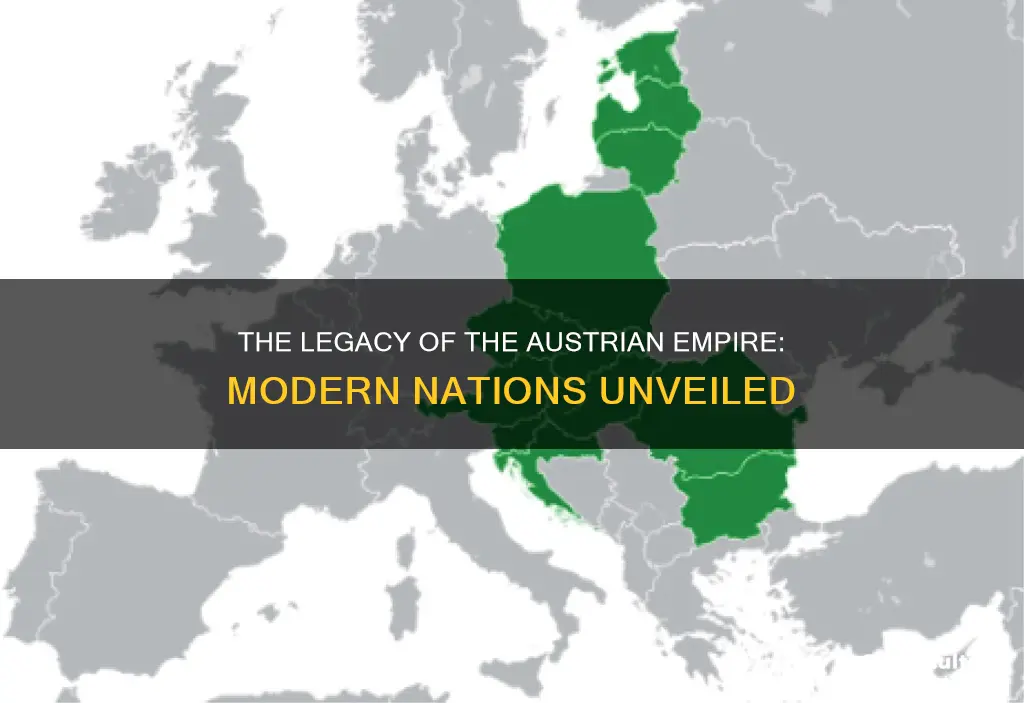 which modern countries have been formed from the austrian empire