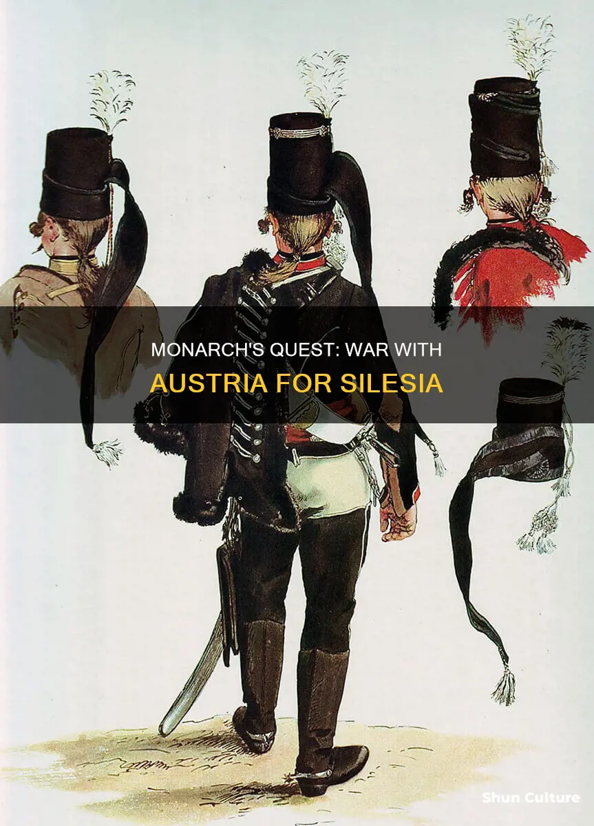 which monarch went to war with austria to gain silesia
