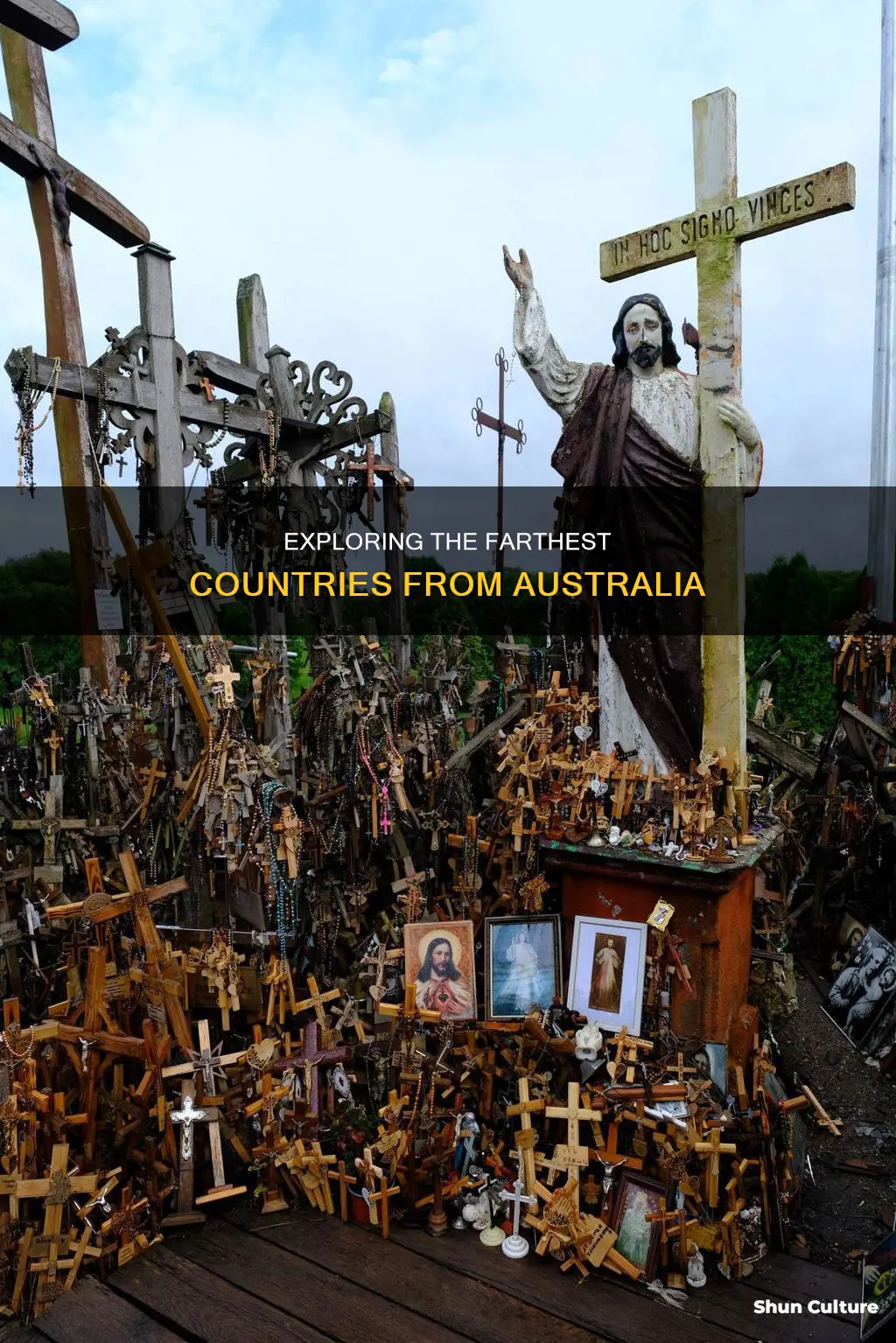 which of the following countries is located furthest from australia