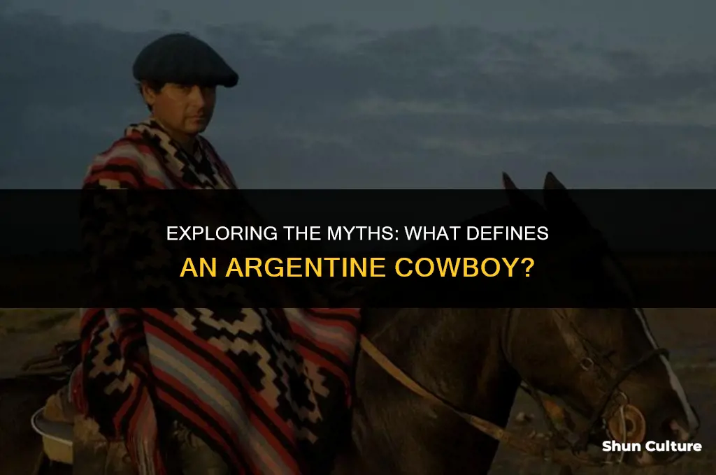 which of the following is an argentinean cowboy
