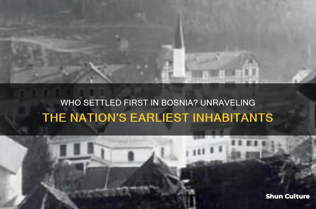which of the following settled first in bosnia