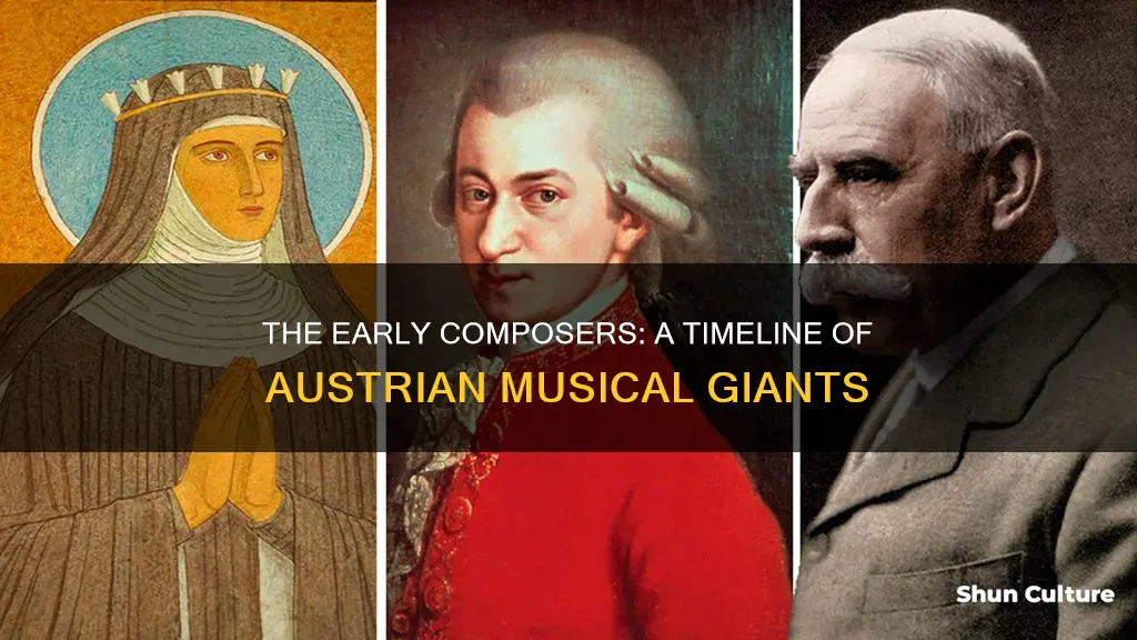 which of these austrian composers was born first