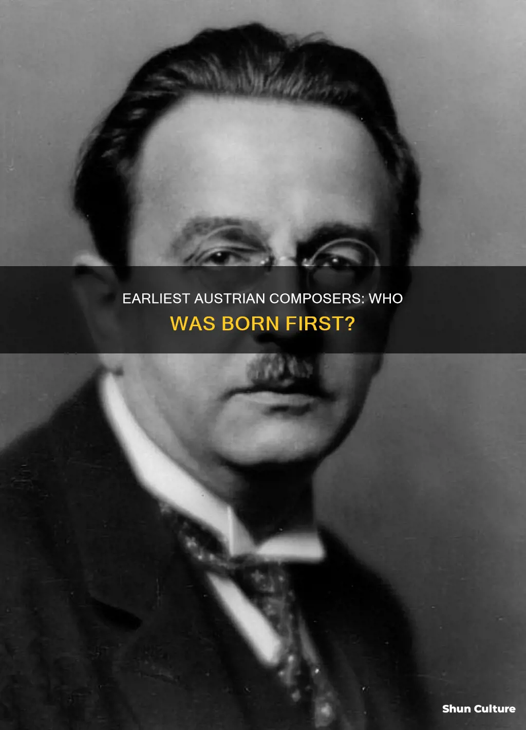 which of these austrian composers was born first