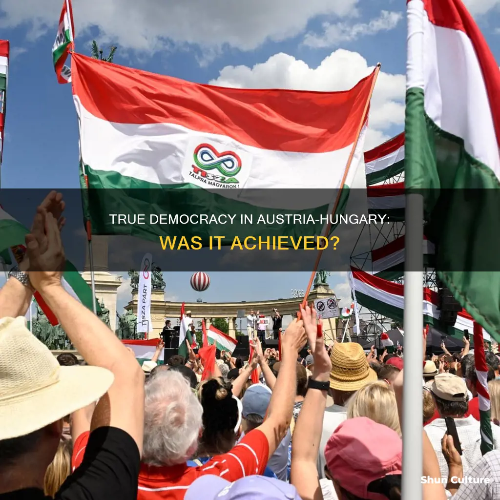 which of these is true democracy in austria-hungary