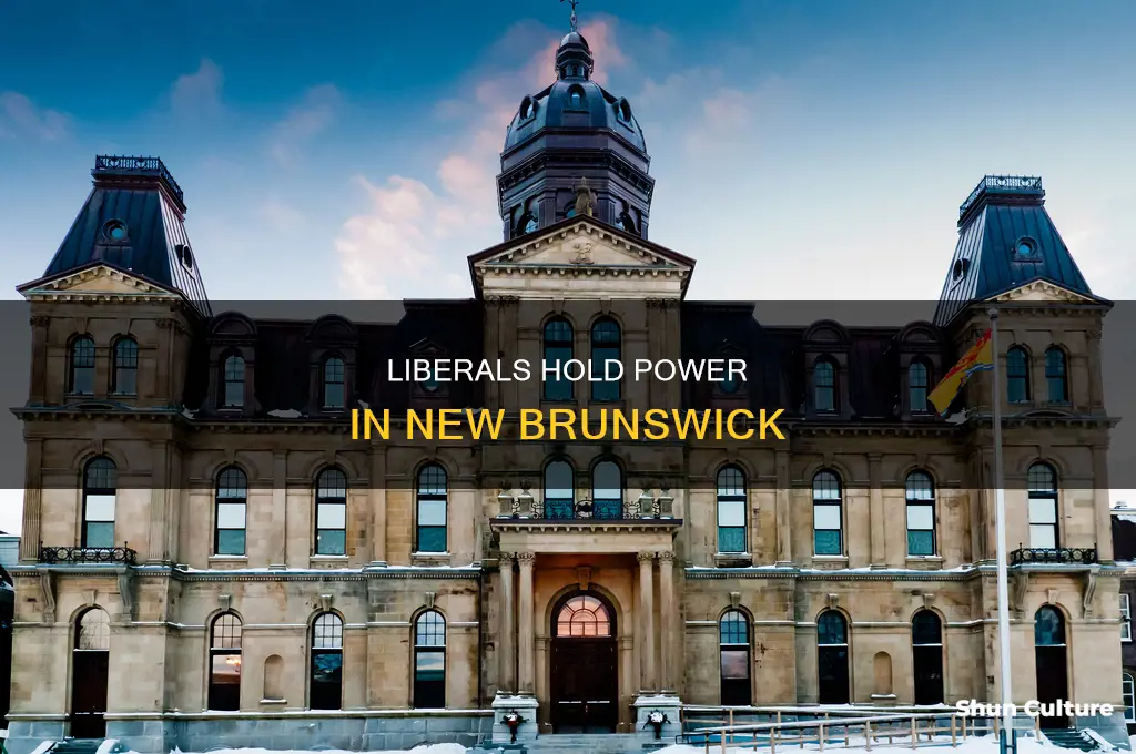 which party is in power in new brunswick