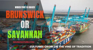 Brunswick vs Savannah: Port Size Comparison