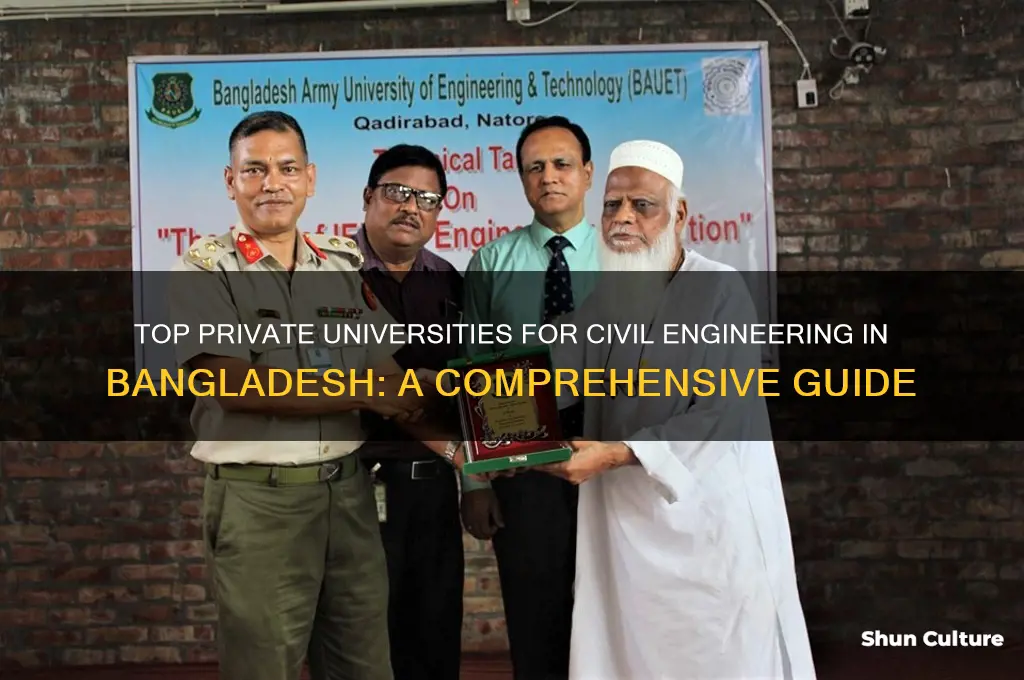 which private university is best for civil engineering in bangladesh