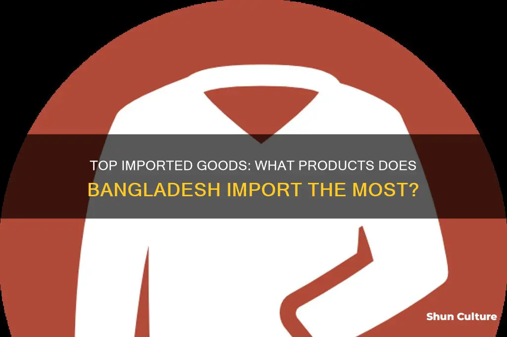 which product bangladesh import