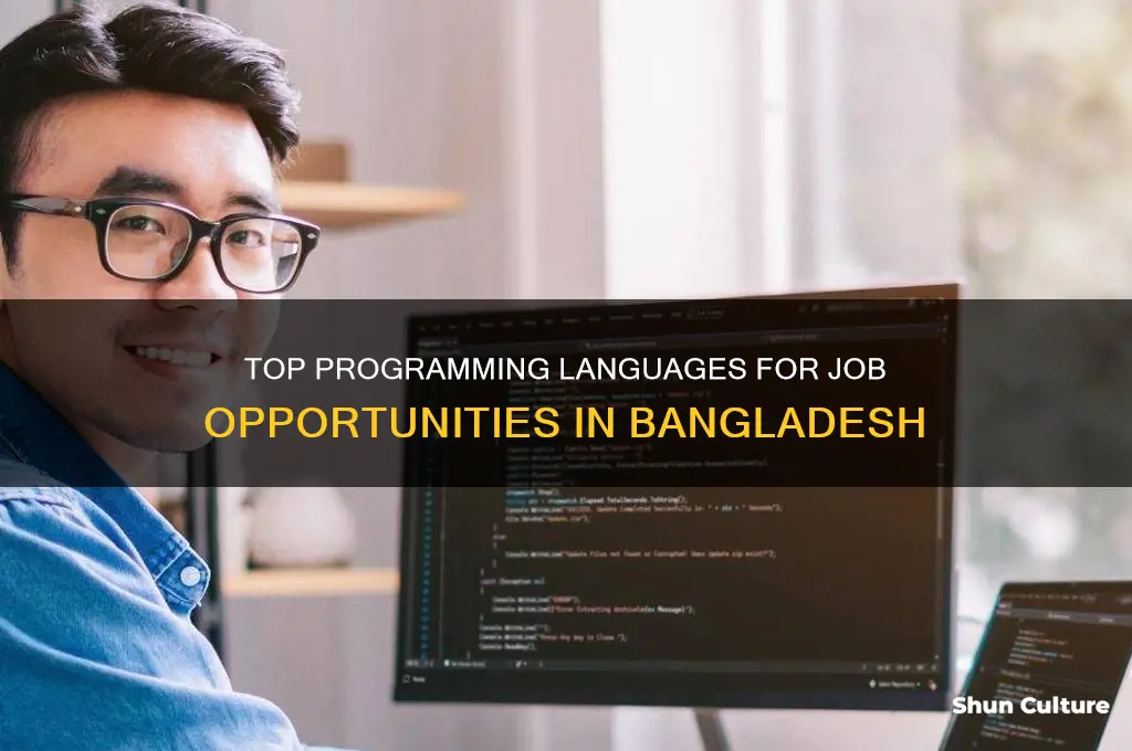 which programming language is best for getting job in bangladesh