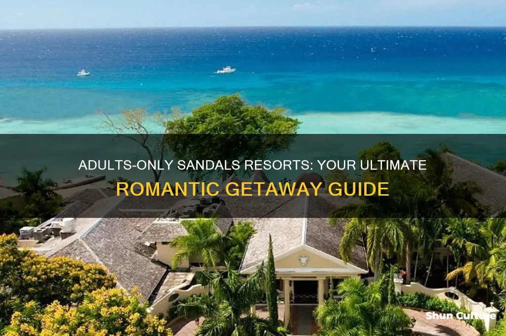 which sandals resorts are adults only