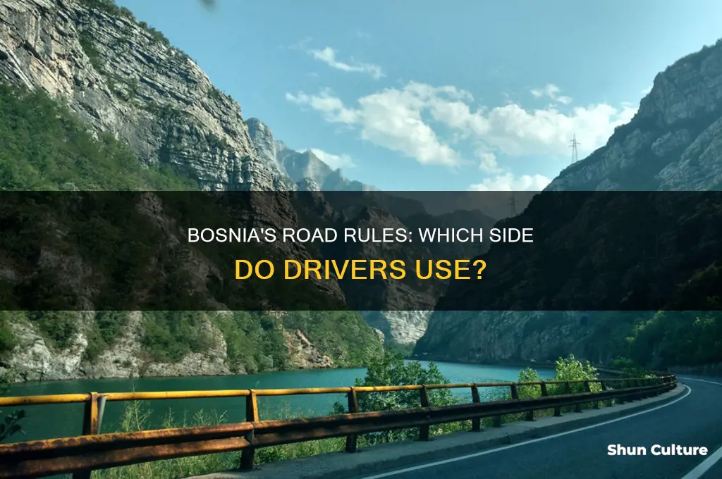 which side of the road does bosnia drive on