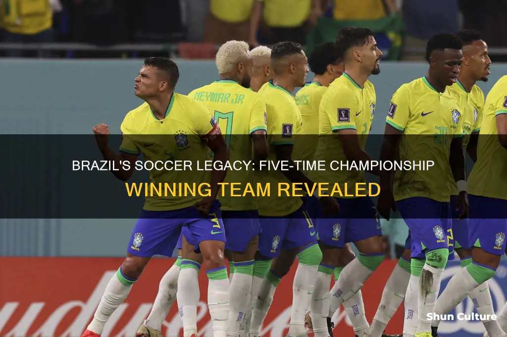 which soccer team in brazil won the championship five times
