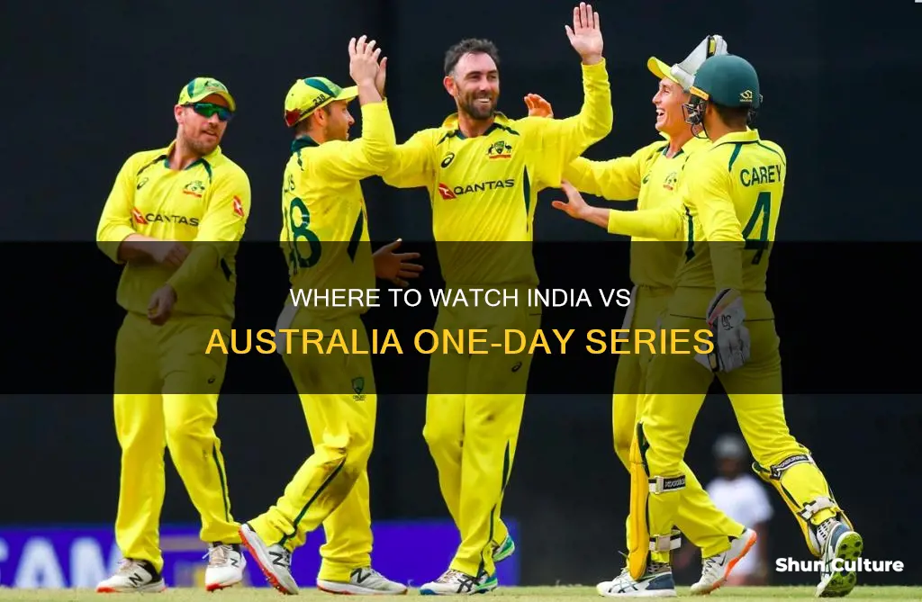 which sony chaanel telecasting india australia oneday on which channel