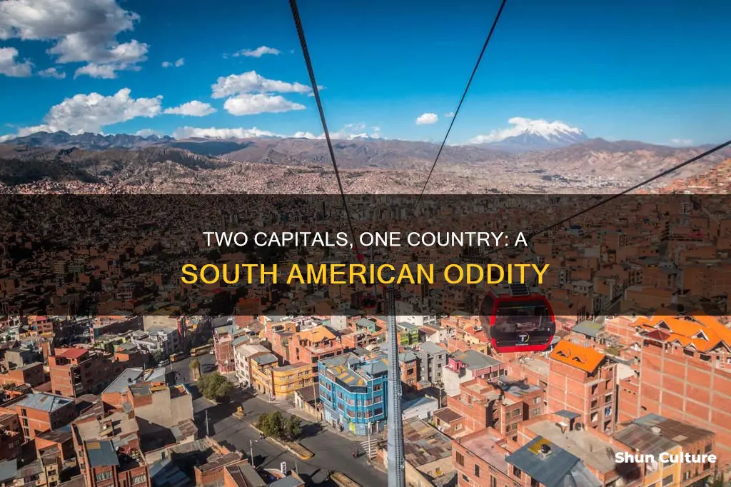 which south american country has 2 capitals