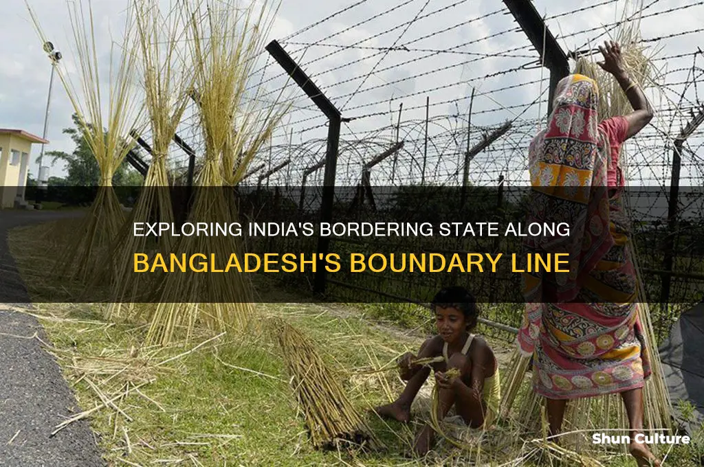 which state is on the boundary line of bangladesh