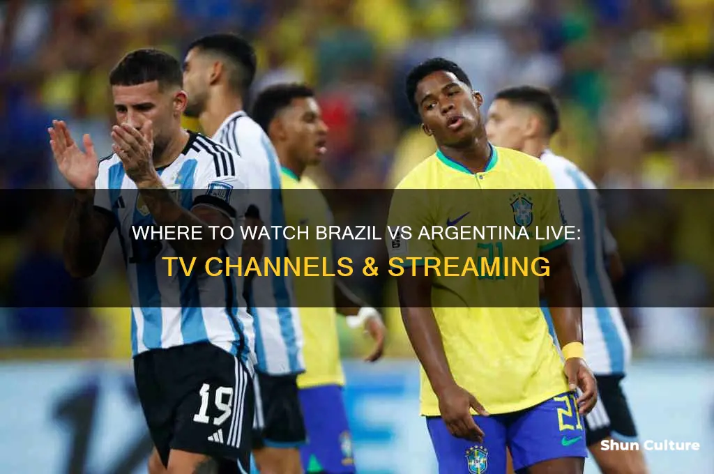 which station showing brazil vs argentina