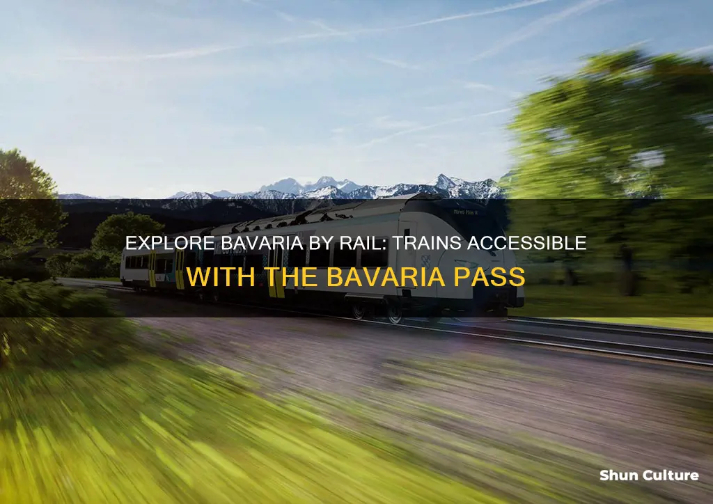 which trains can you ride with bavaria pass