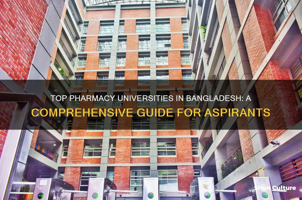 which university is best for pharmacy in bangladesh