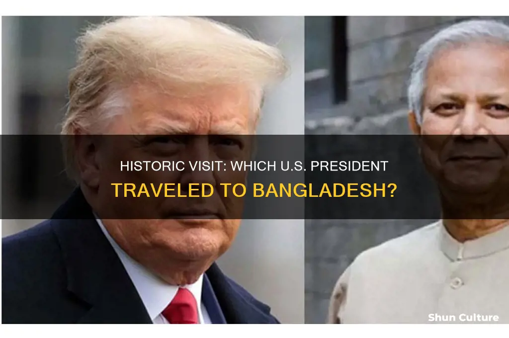 which us president visited bangladesh