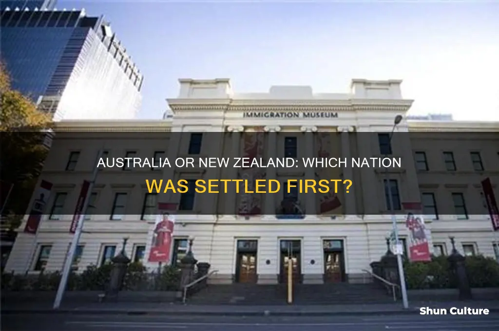which was settled first australia or new zealand
