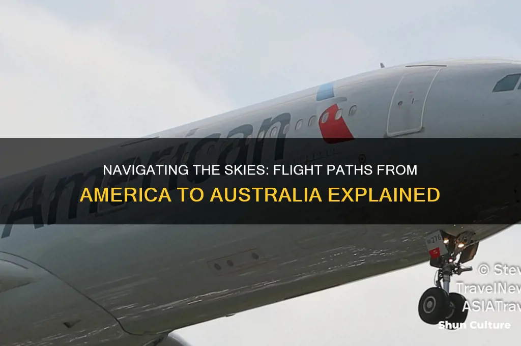 which way do flights from america to australia go