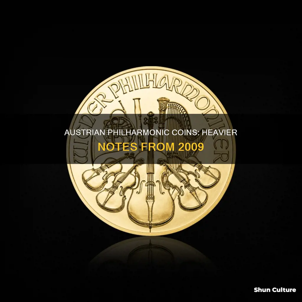 why 2009 austrian philharmonic heavier