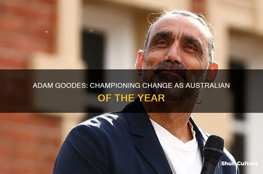why adam goodes win australian of the year