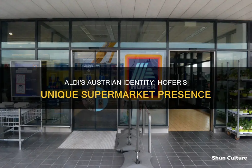 why aldi in austris is hofer