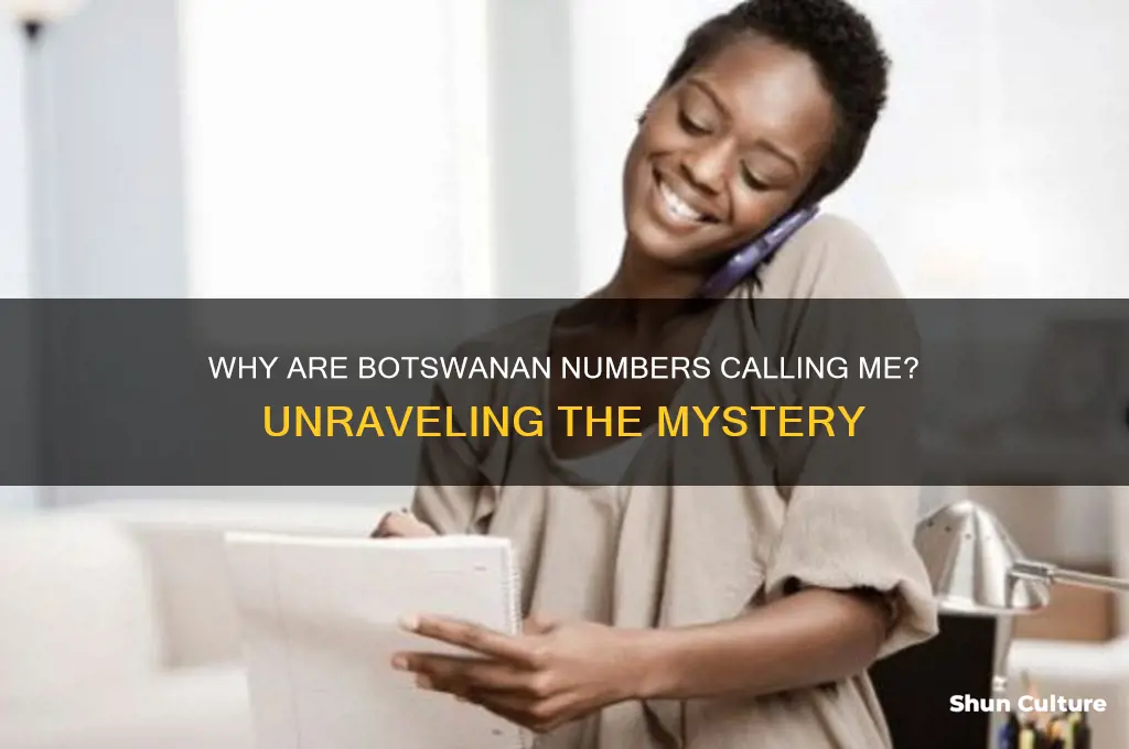 why am I getting calls from botswana