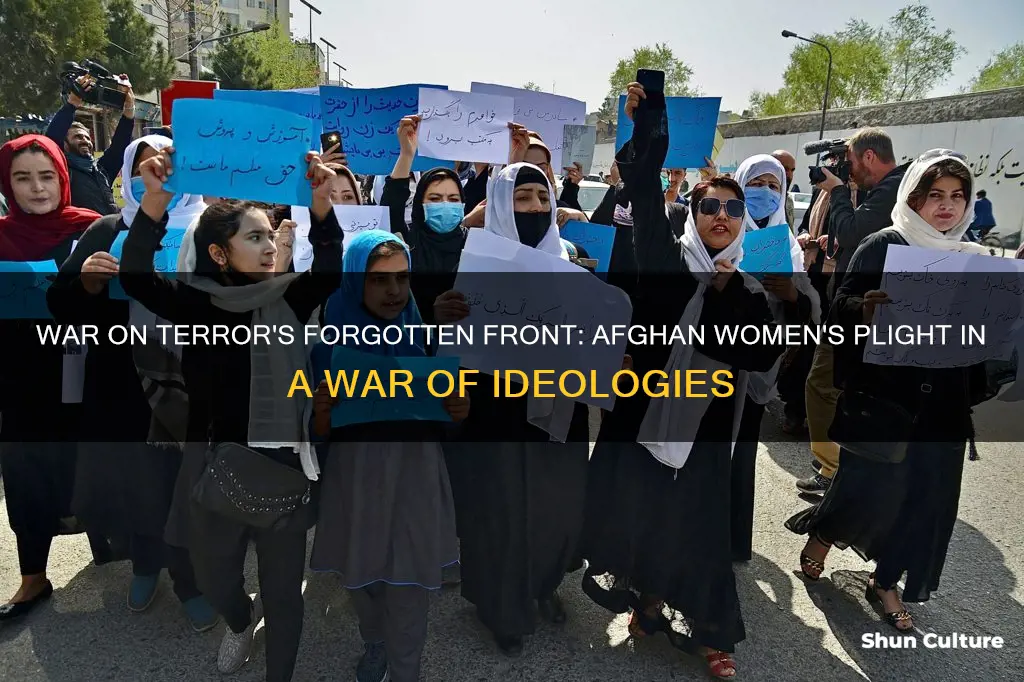 why are afghanistan women used to justify war on terrorism