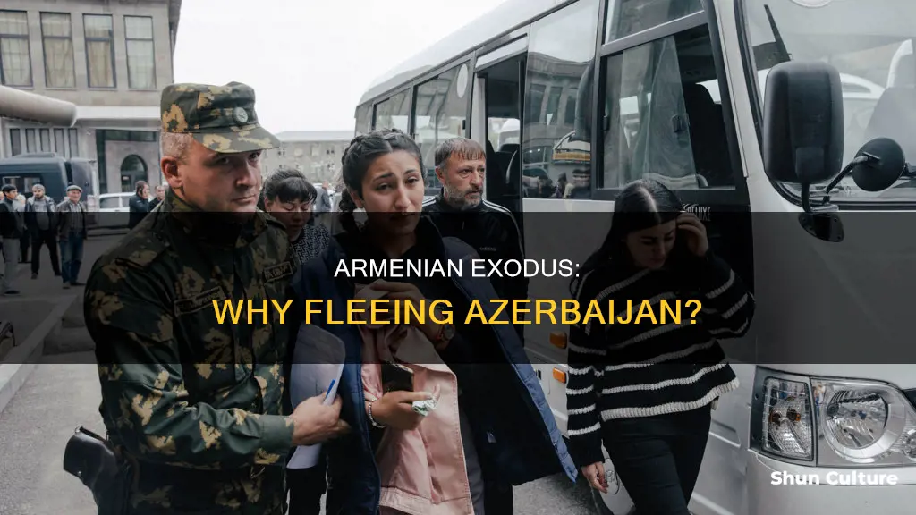 why are armenians fleeing azerbaijan