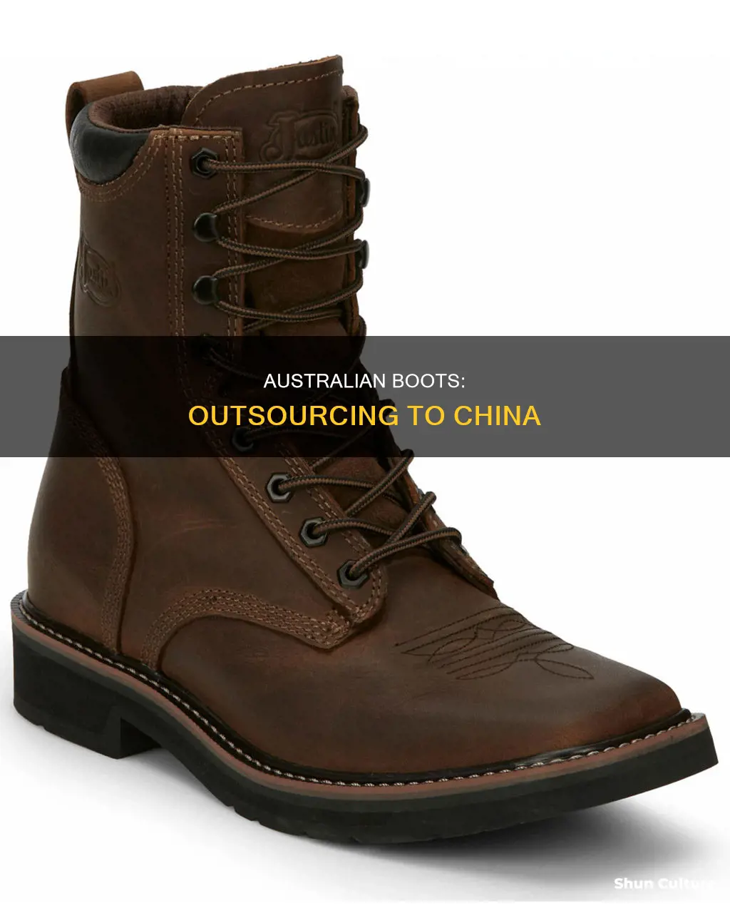 why are australian boots made in china