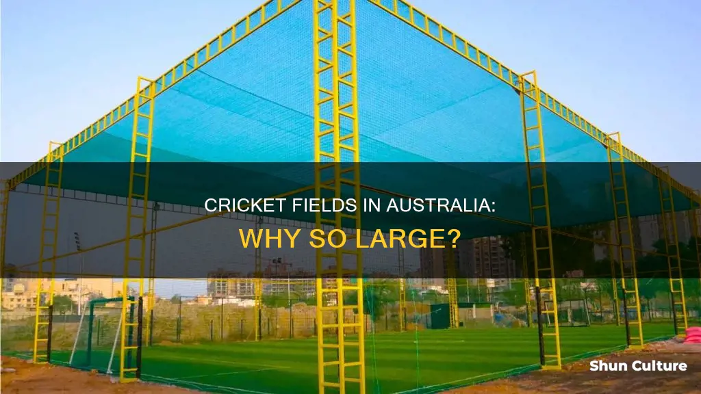 why are australian cricket ground big