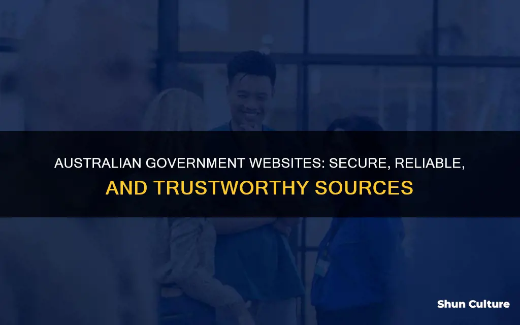 why are australian government websites reliable