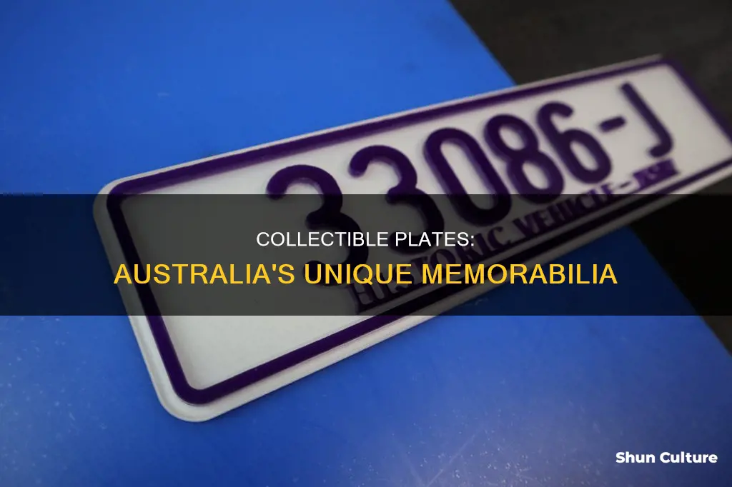 why are australian number plates collectible