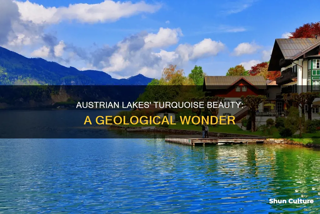 why are austrian lakes turquoise