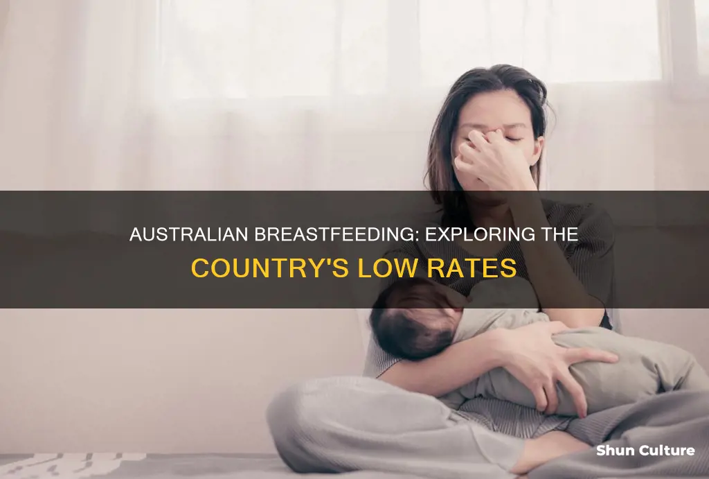 why are breastfeeding rates so low in australia