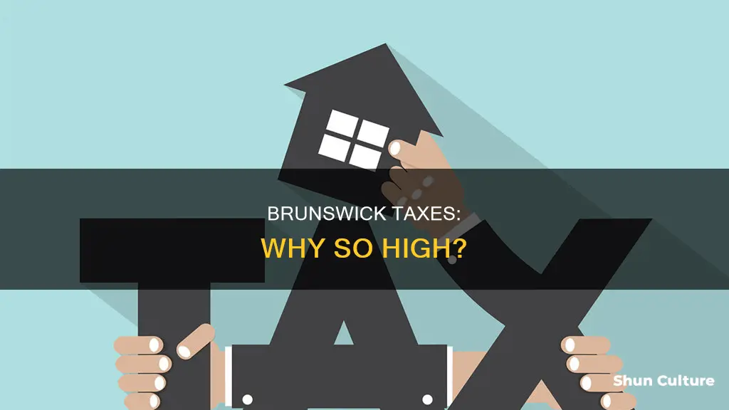 why are brunswick taxes so high