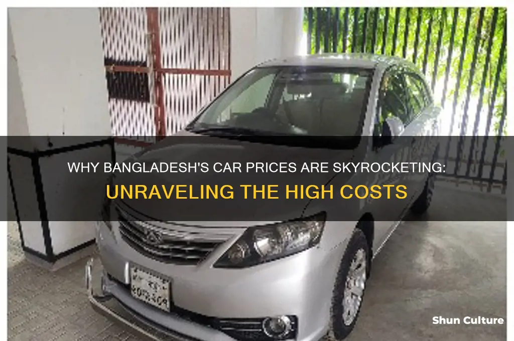 why are cars so expensive in bangladesh