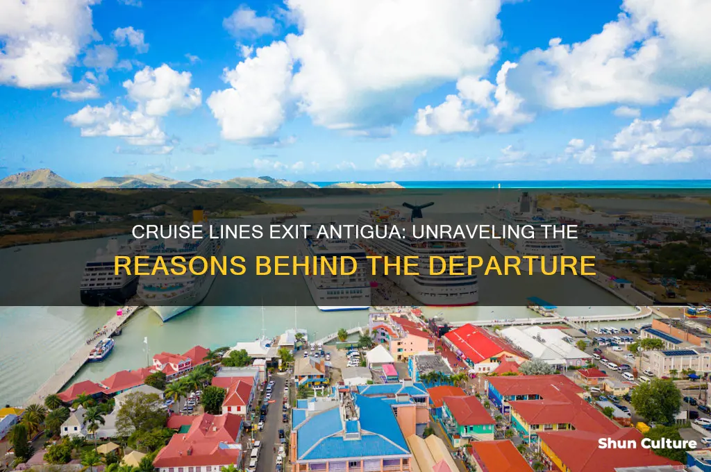 why are cruise lines pulling out of antigua