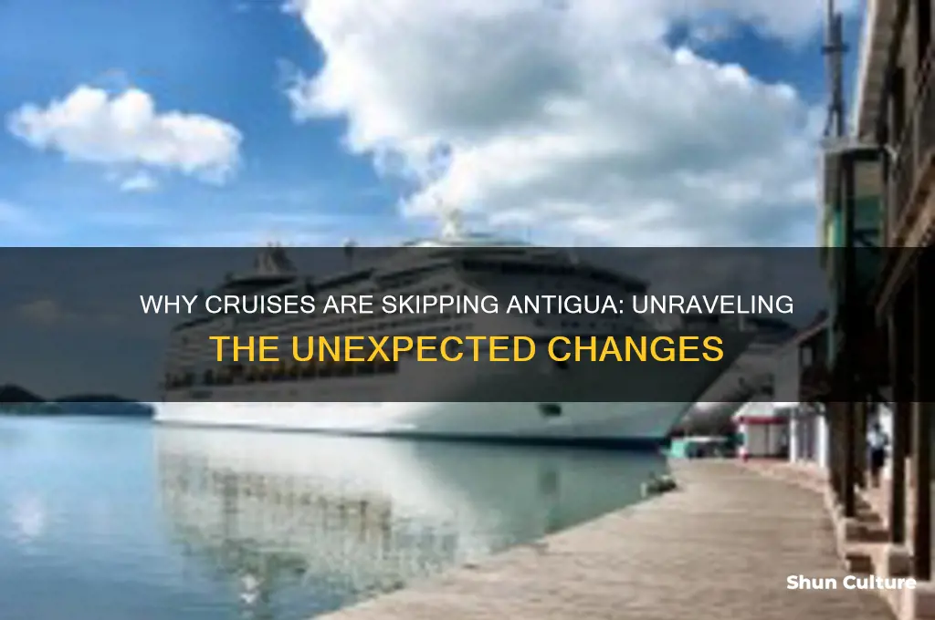 why are cruises not stopping in antigua