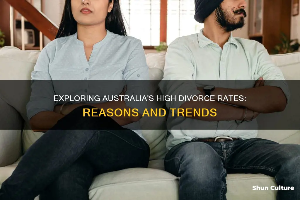 why are divorce rates so high in australia