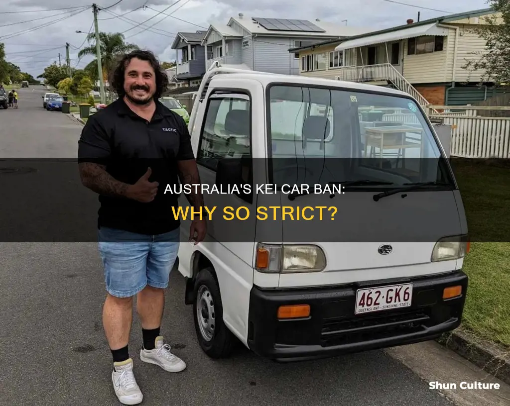 why are kei cars illegal in australia