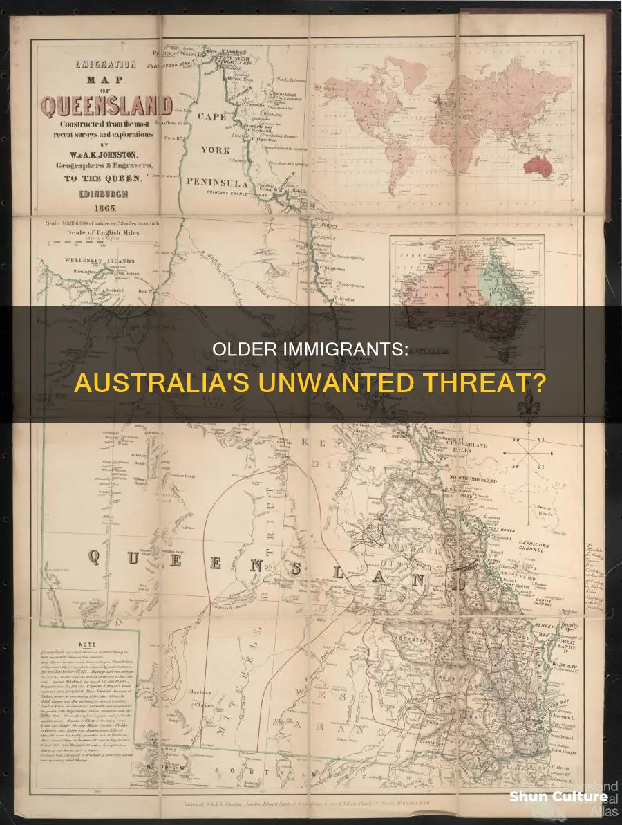 why are older immagrating people such a threat to australia
