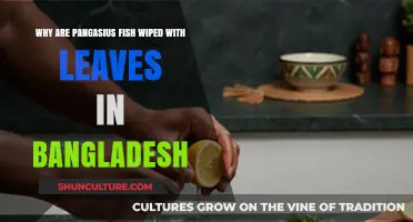 Unveiling Bangladesh's Unique Tradition: Pangasius Fish and Leaf Wiping