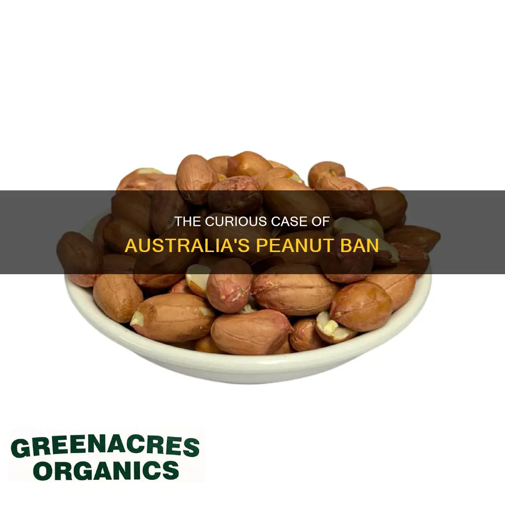 why are peanuts banned in australia