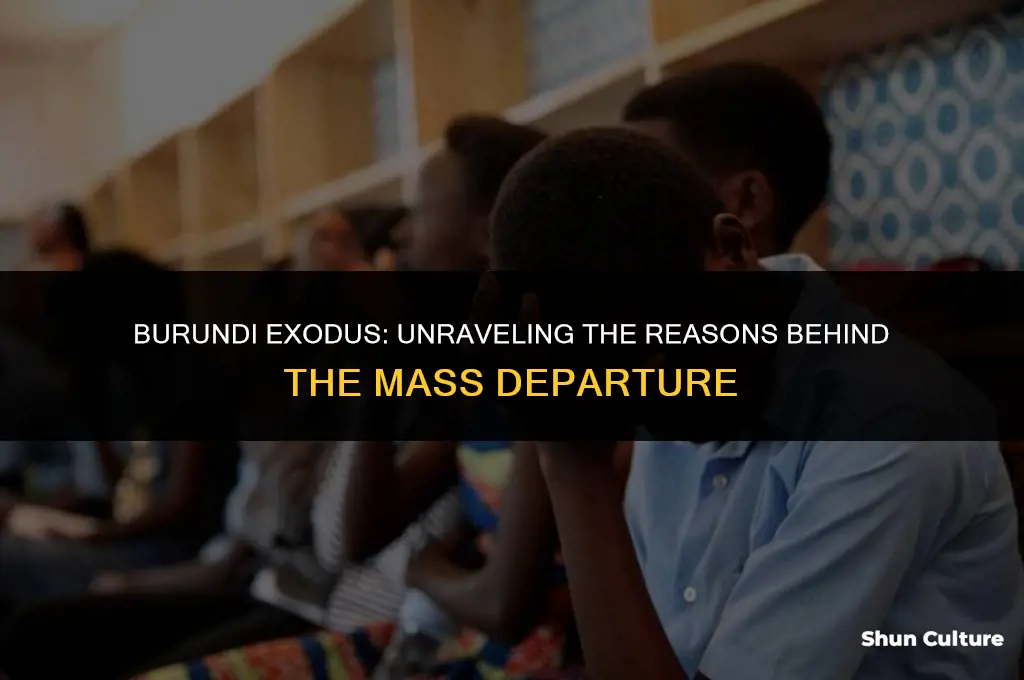 why are people fleeing burundi