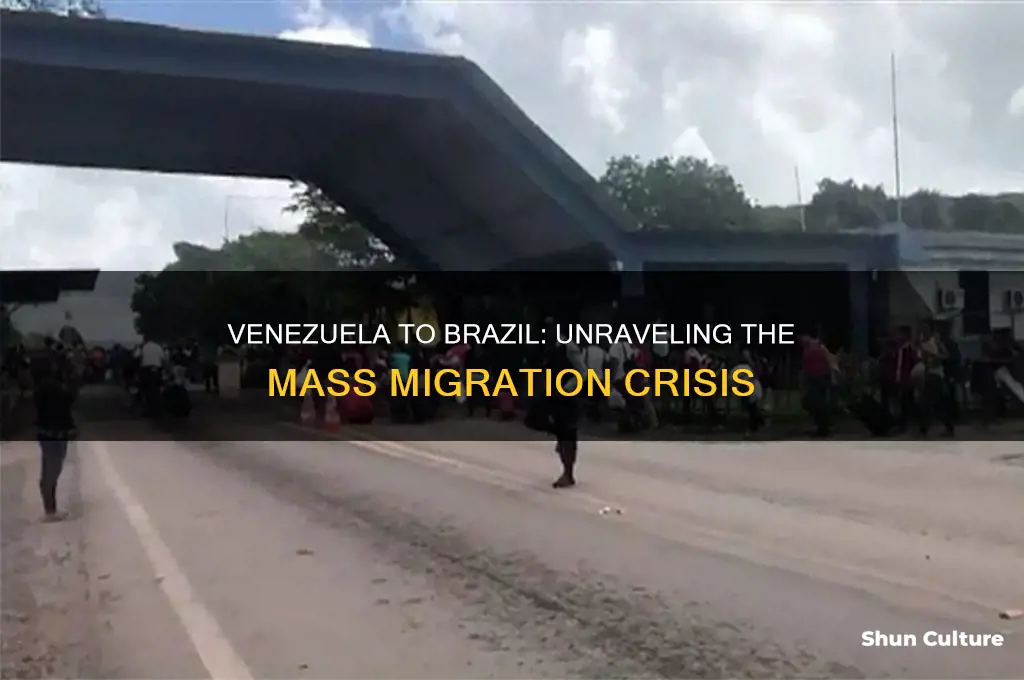 why are people going to brazil from venezuela