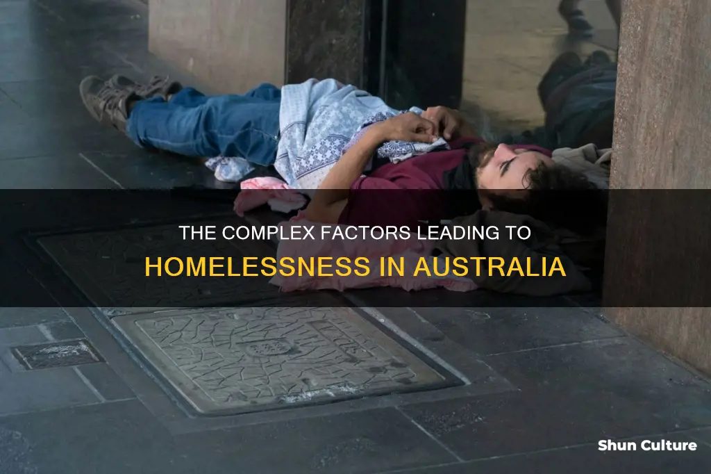 why are people homeless in australia