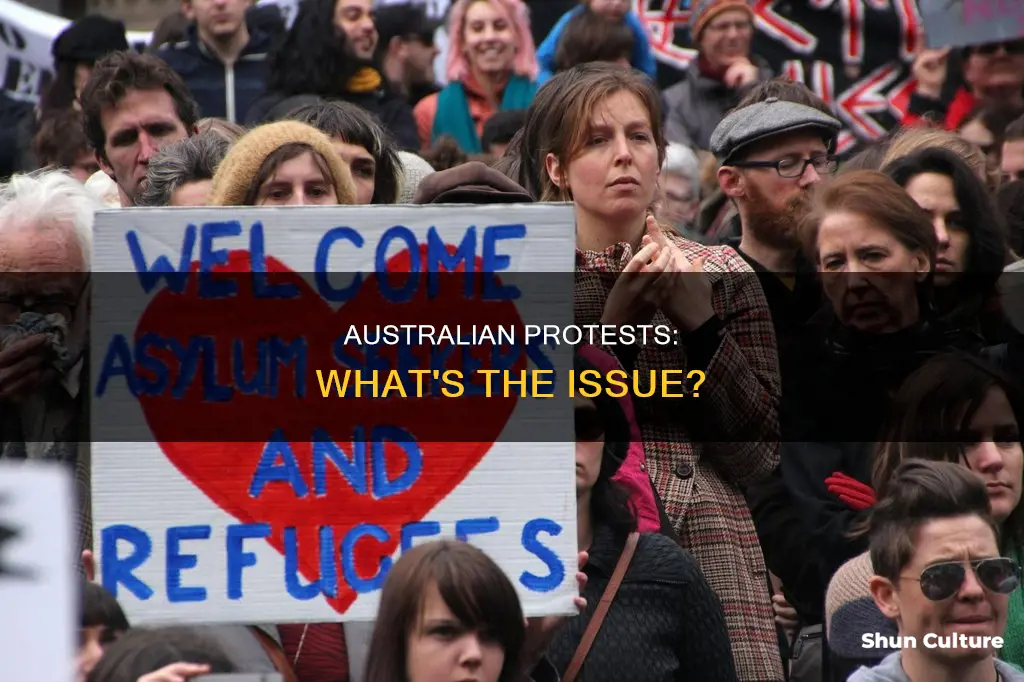 why are people in australia protesting